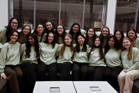 McMaster Women in Engineering Society members.