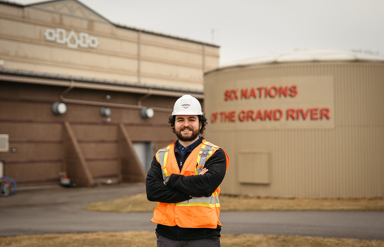 Aidan Ritchie-Dickinson is improving access to clean drinking water for First Nations communities across Ontario.